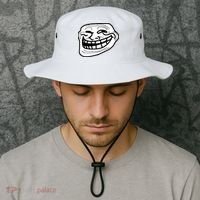 Troll Face Meme Funny Dank Meme Troll Face Bucket Hat thumb 2
