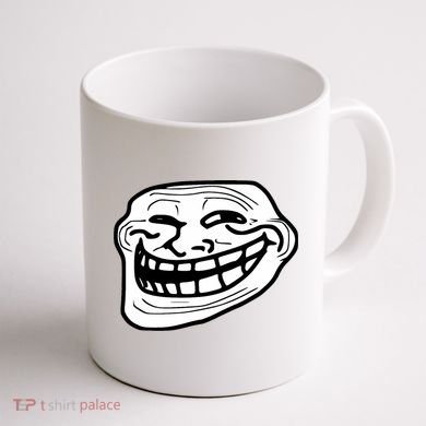 Troll Face Meme Funny Dank Meme Troll Face Coffee Mug back