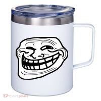 Troll Face Meme Funny Dank Meme Troll Face 12oz Stainless Steel Coffee Mug thumb 0