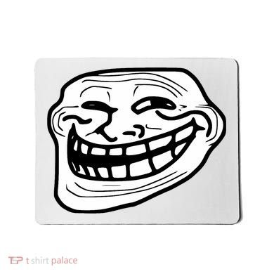Troll Face Meme Funny Dank Meme Troll Face Mousepad