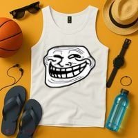 Troll Face Meme Funny Dank Meme Troll Face Tank Top thumb 4
