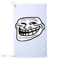 Troll Face Meme Funny Dank Meme Troll Face Golf Towel thumb 0