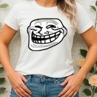 Troll Face Meme Funny Dank Meme Troll Face Women's T-Shirt thumb 2