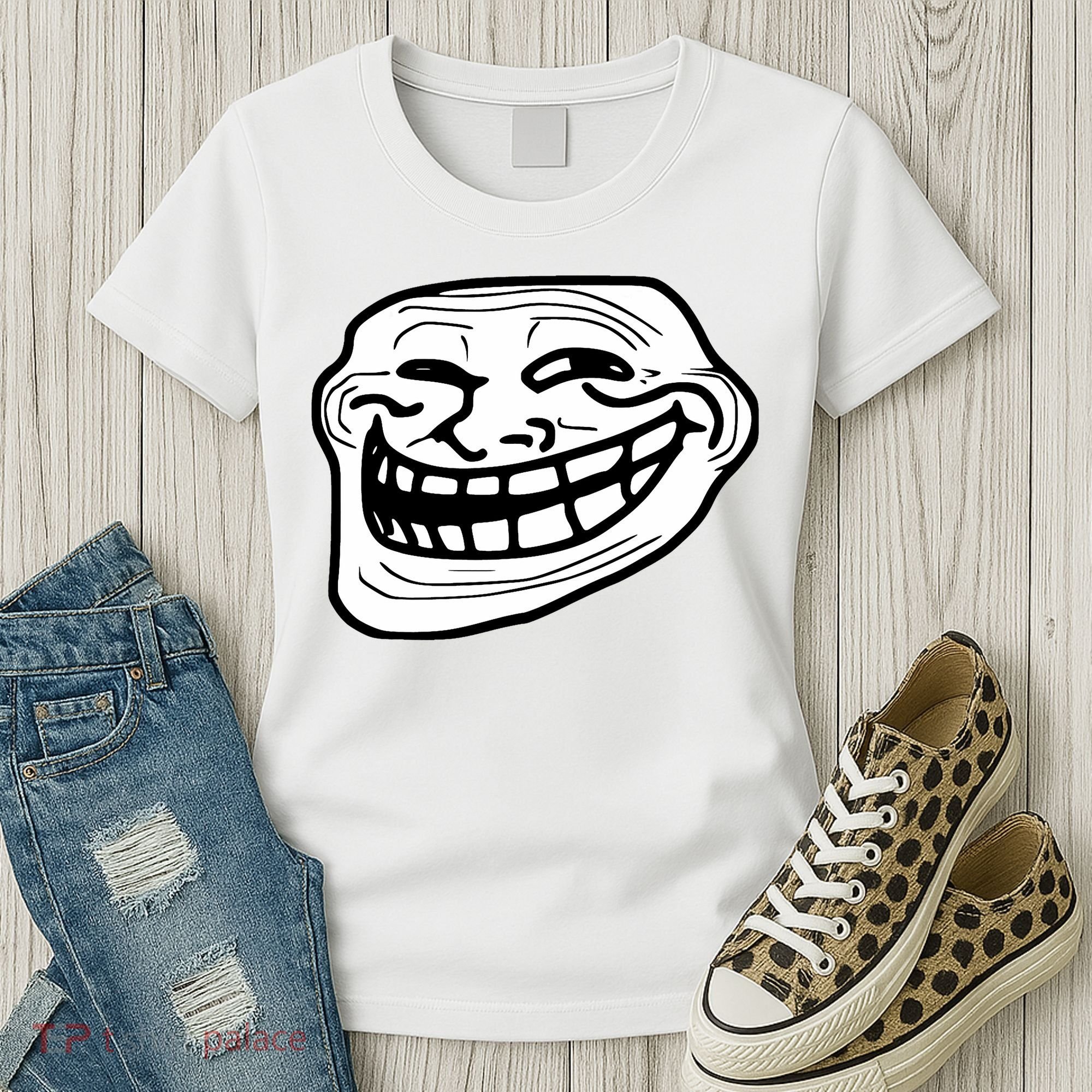 Troll Face Meme Funny Dank Meme Troll Face Women's T-Shirt