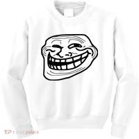 Troll Face Meme Funny Dank Meme Troll Face Kids Sweatshirt thumb 0