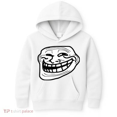 Troll Face Meme Funny Dank Meme Troll Face Kids Hoodie