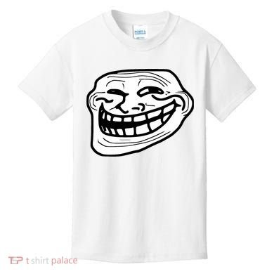 Troll Face Meme Funny Dank Meme Troll Face Kids T-Shirt