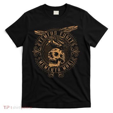 Tempus Fugit Memento Mori Latin Phrase T-Shirt
