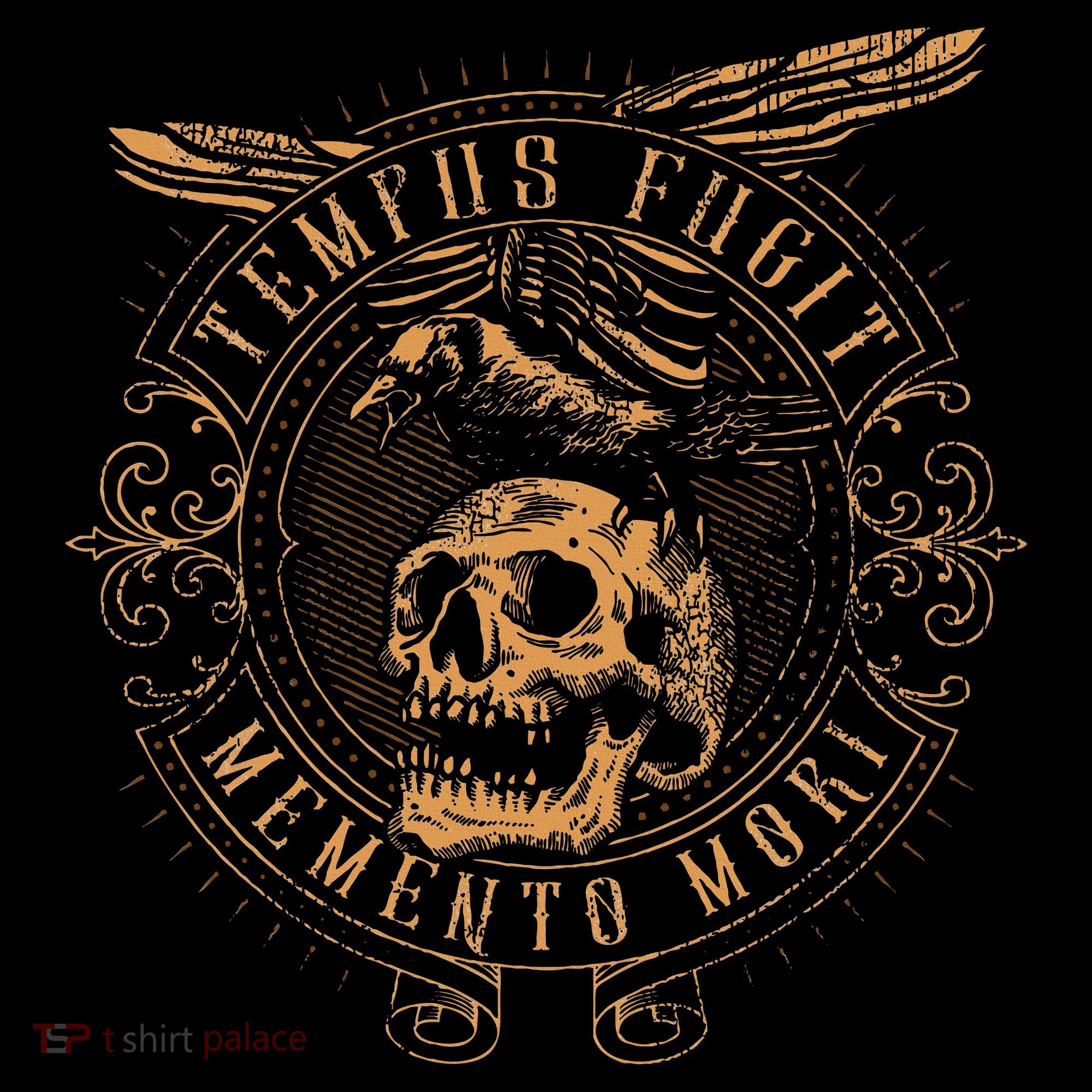 Tempus Fugit Memento Mori Latin Phrase Women's Hoodie