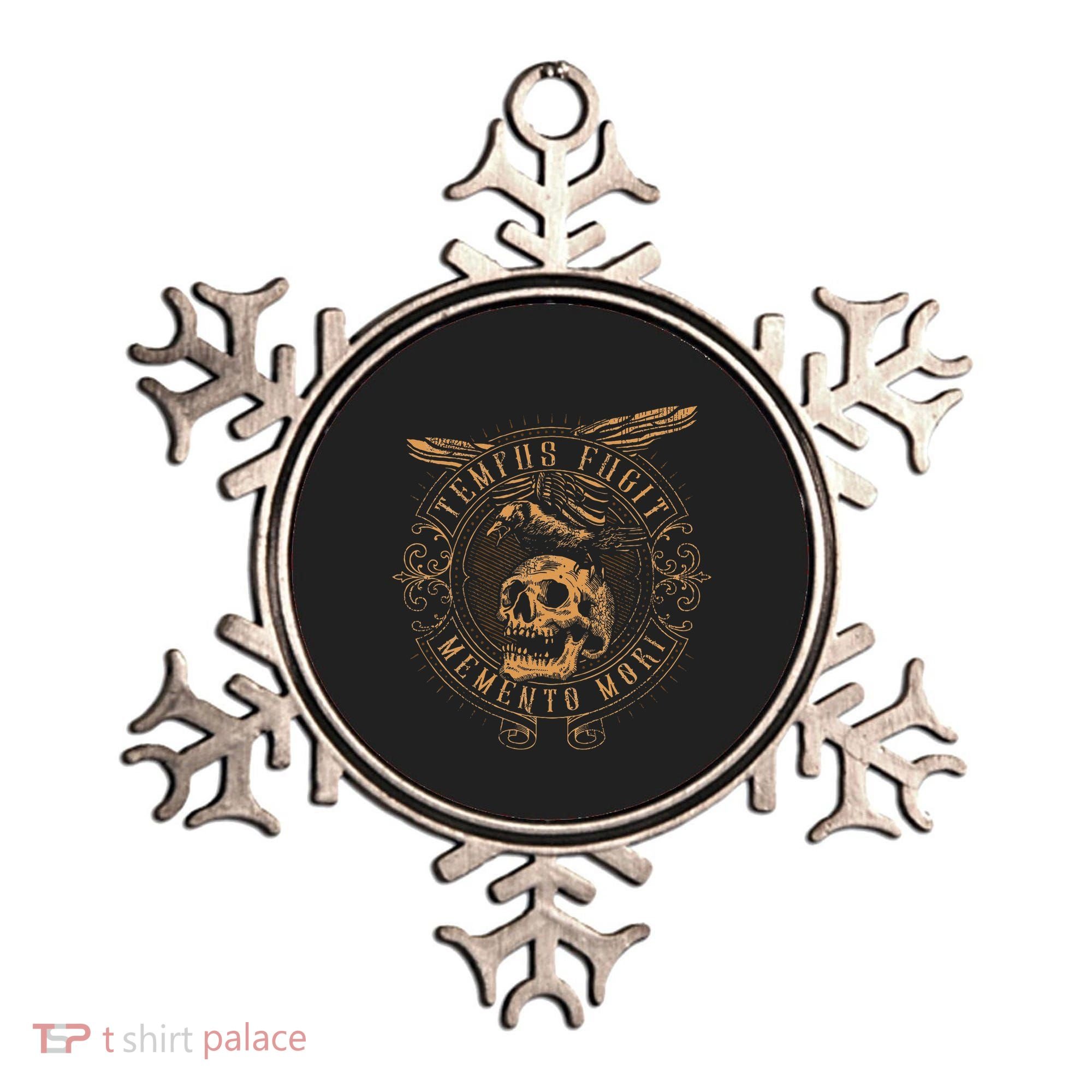 Tempus Fugit Memento Mori Latin Phrase Ornament