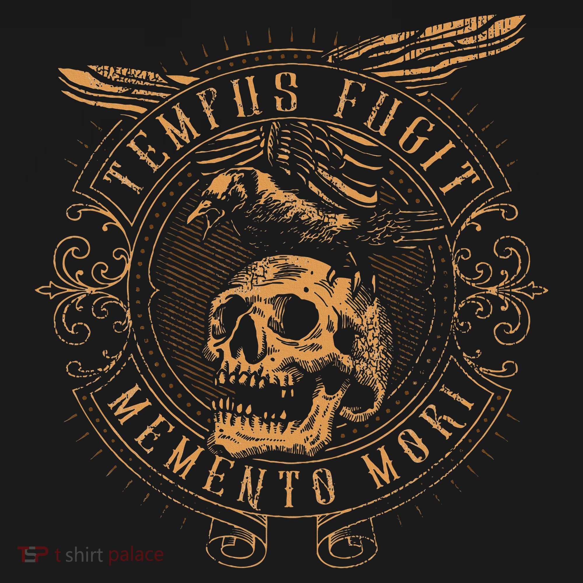 Tempus Fugit Memento Mori Latin Phrase Women's Tank Top