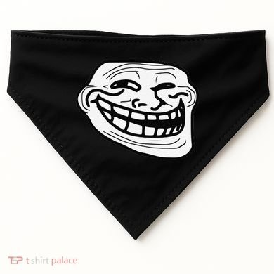 Troll Face Meme Funny Dank Meme Troll Face USA-Made Doggie Bandana