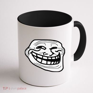 Troll Face Meme Funny Dank Meme Troll Face Coffee Mug back