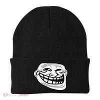 Troll Face Meme Funny Dank Meme Troll Face Beanie thumb 0