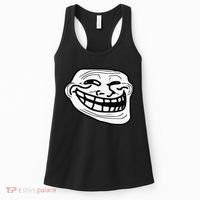 Troll Face Meme Funny Dank Meme Troll Face Women's Tank Top thumb 0