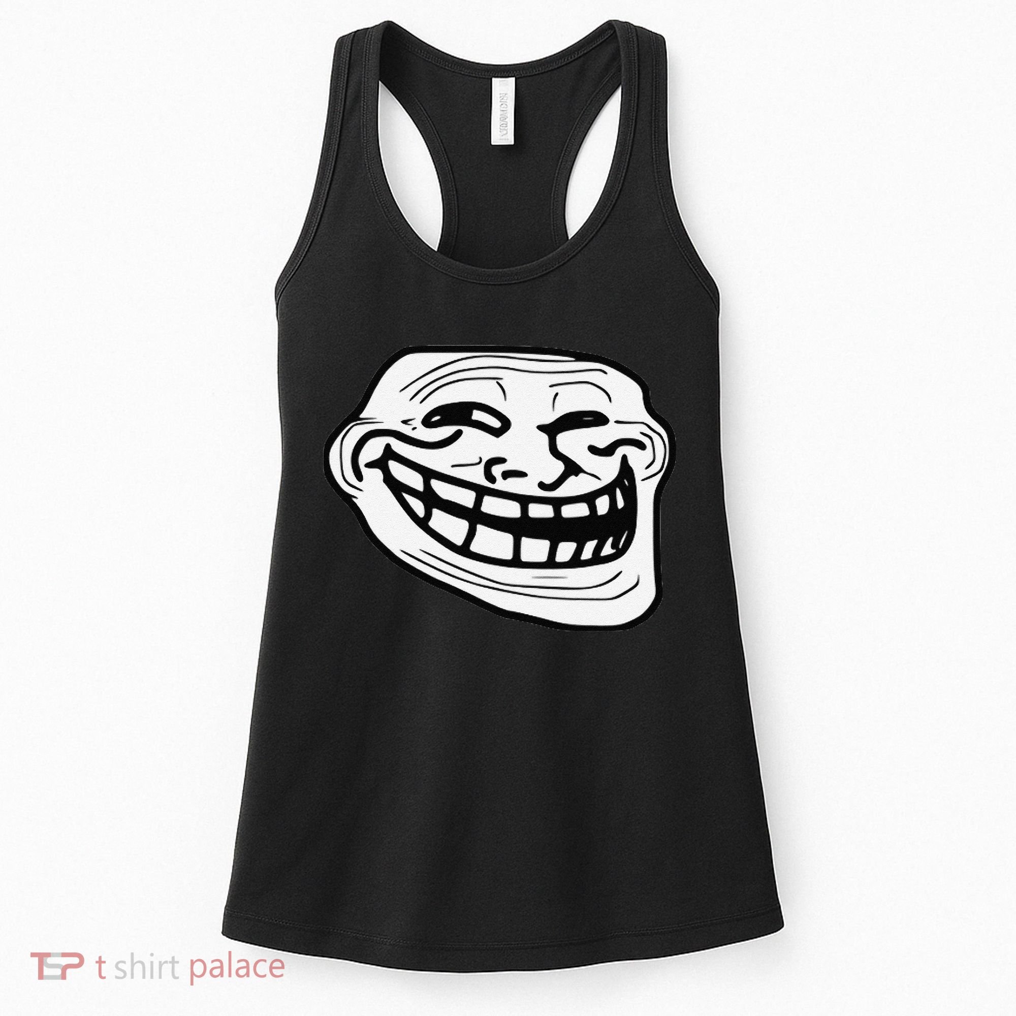 Troll Face Meme Funny Dank Meme Troll Face Women's Tank Top