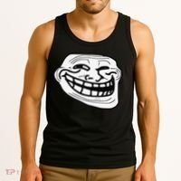 Troll Face Meme Funny Dank Meme Troll Face Tank Top thumb 3