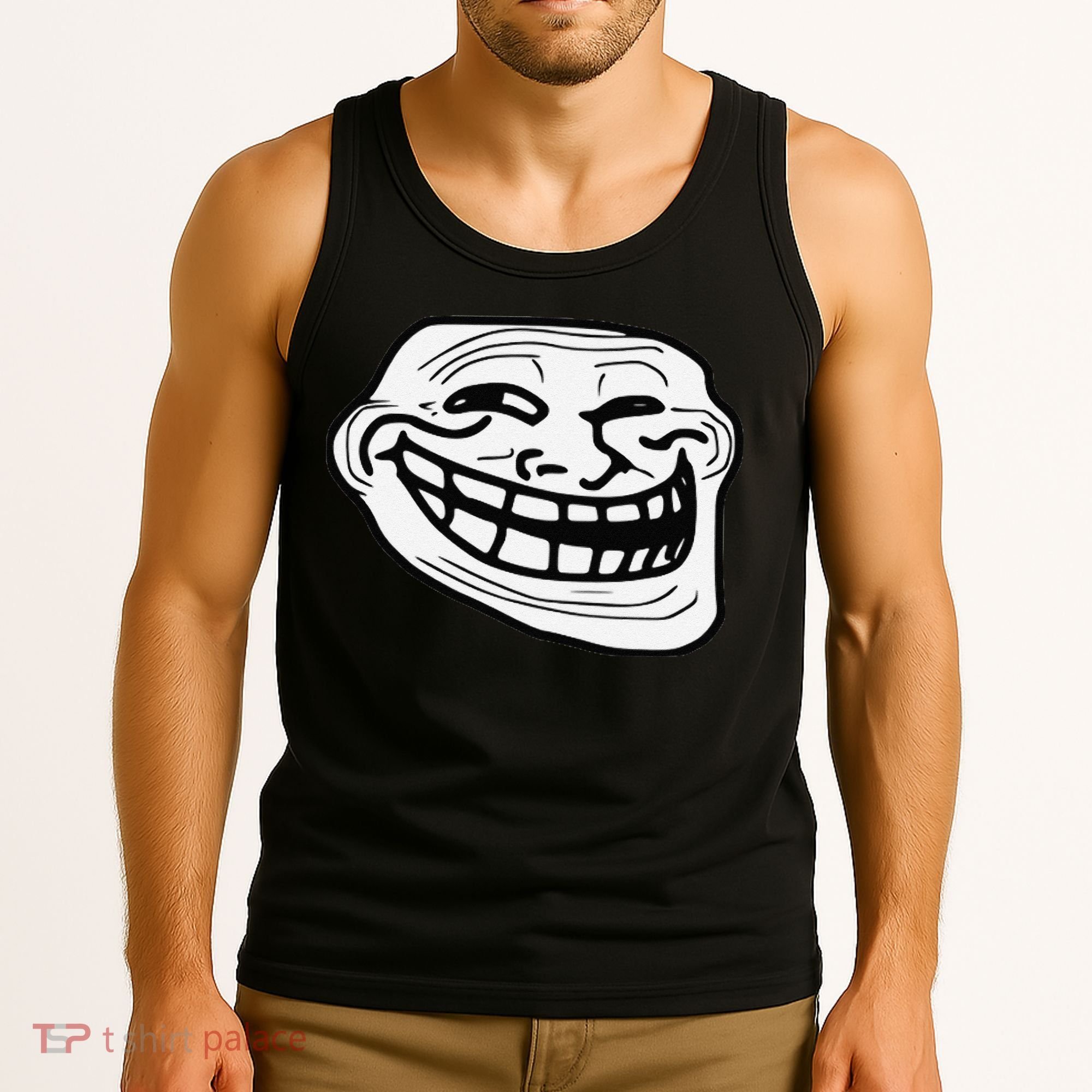 Troll Face Meme Funny Dank Meme Troll Face Tank Top
