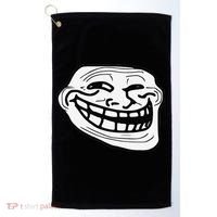 Troll Face Meme Funny Dank Meme Troll Face Golf Towel thumb 0