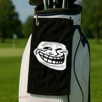 Troll Face Meme Funny Dank Meme Troll Face Golf Towel thumb 2