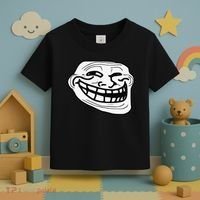 Troll Face Meme Funny Dank Meme Troll Face Toddler T-Shirt thumb 3