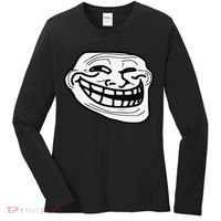 Troll Face Meme Funny Dank Meme Troll Face Women's Long Sleeve Shirt thumb 0