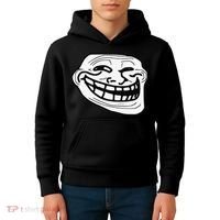 Troll Face Meme Funny Dank Meme Troll Face Kids Hoodie thumb 4