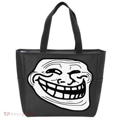 Troll Face Meme Funny Dank Meme Troll Face Tote Bag