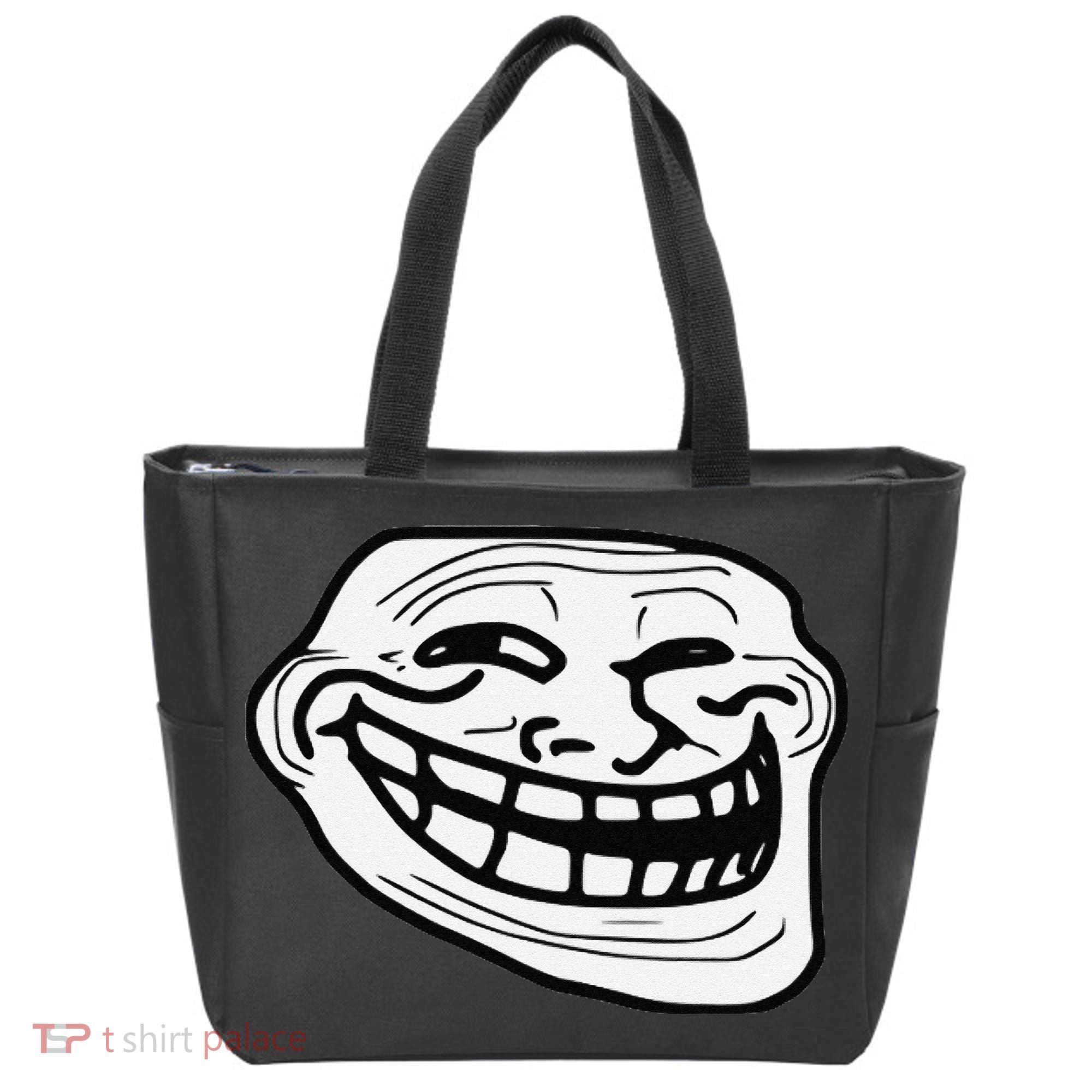 Troll Face Meme Funny Dank Meme Troll Face Tote Bag