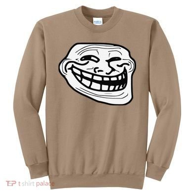 Troll Face Meme Funny Dank Meme Troll Face Sweatshirt