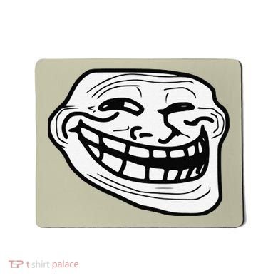 Troll Face Meme Funny Dank Meme Troll Face Mousepad