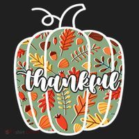Thankful Fall Nature Pumpkin Women's Sweatshirt thumb 2