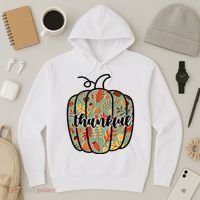 Thankful Fall Nature Pumpkin Hoodie thumb 3