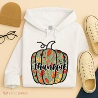 Thankful Fall Nature Pumpkin Hoodie thumb 4