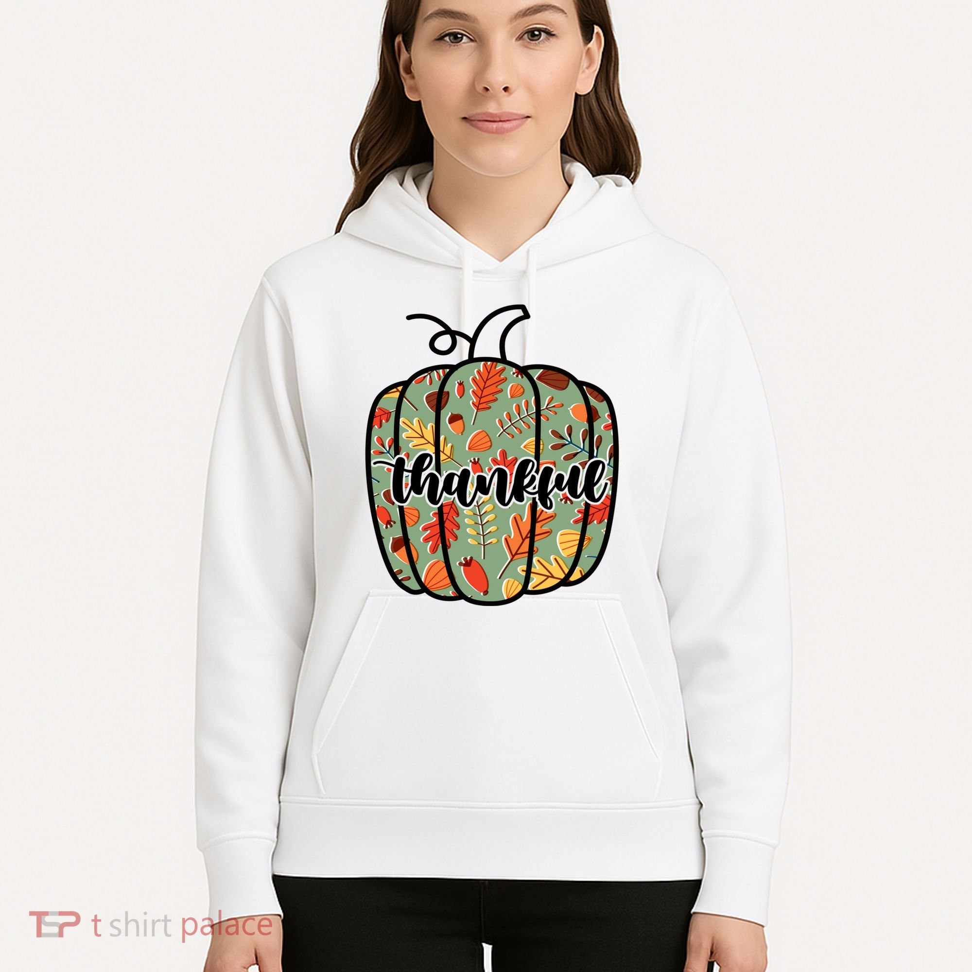 Thankful Fall Nature Pumpkin Hoodie