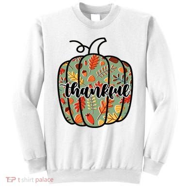 Thankful Fall Nature Pumpkin Sweatshirt