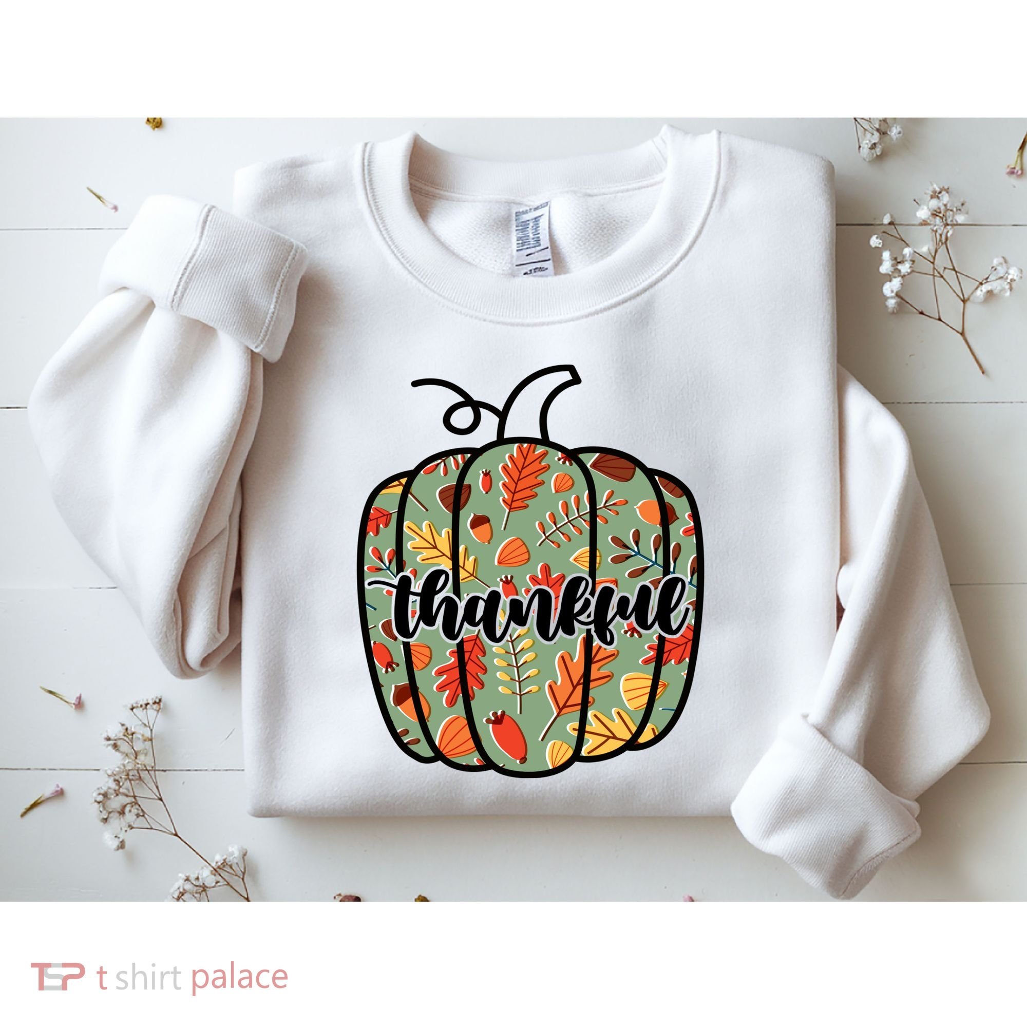 Thankful Fall Nature Pumpkin Sweatshirt