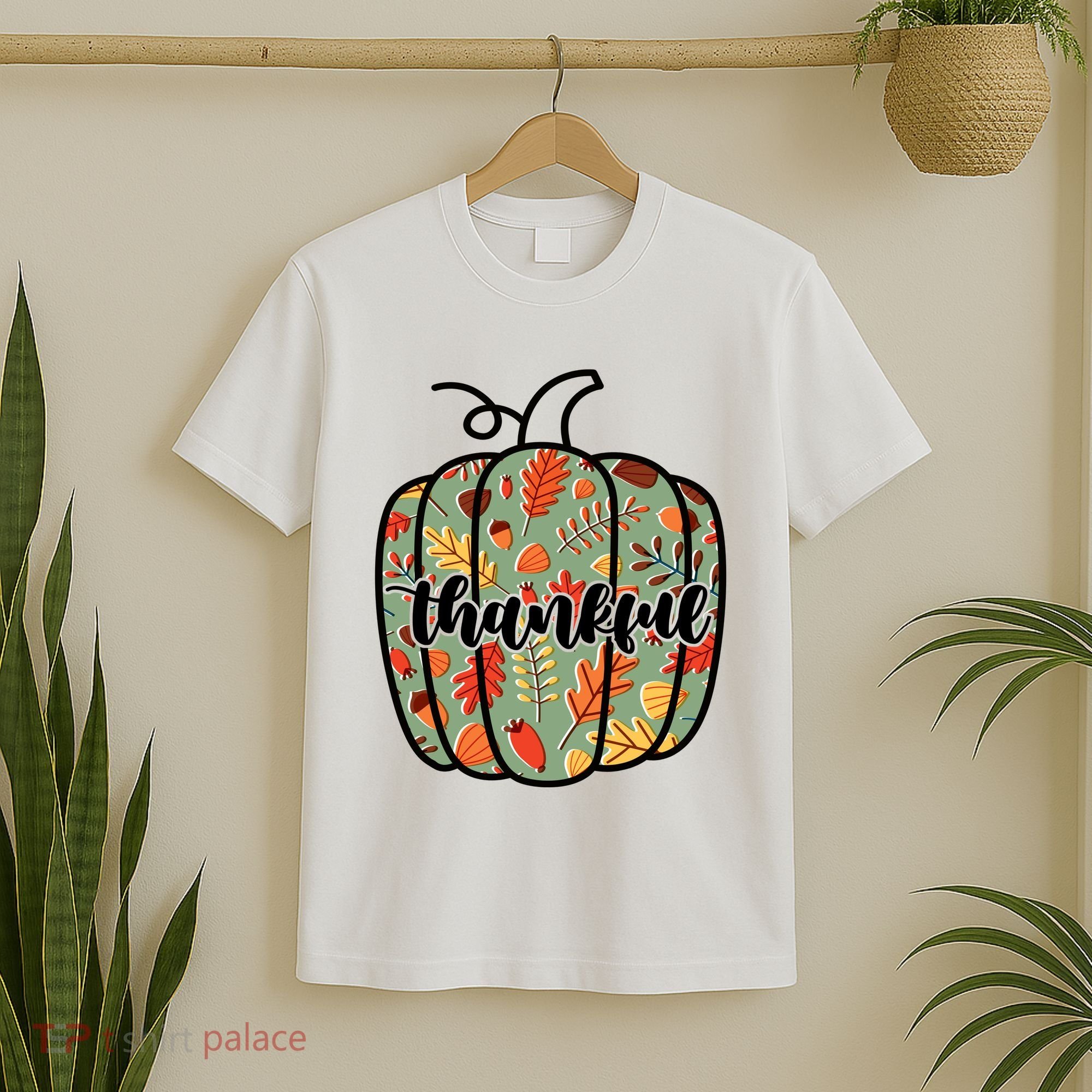 Thankful Fall Nature Pumpkin T-Shirt
