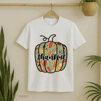 Thankful Fall Nature Pumpkin T-Shirt thumb 2