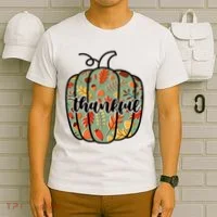 Thankful Fall Nature Pumpkin T-Shirt thumb 6