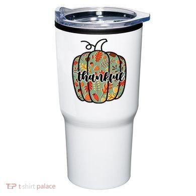 Thankful Fall Nature Pumpkin Tumbler