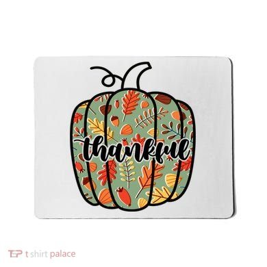 Thankful Fall Nature Pumpkin Mousepad