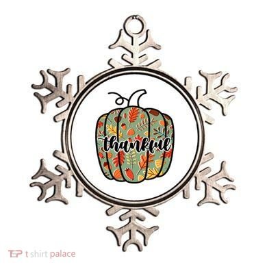 Thankful Fall Nature Pumpkin Ornament