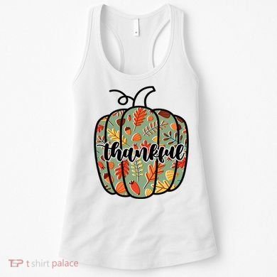 Thankful Fall Nature Pumpkin Women's Tank Top