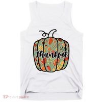 Thankful Fall Nature Pumpkin Tank Top thumb 0