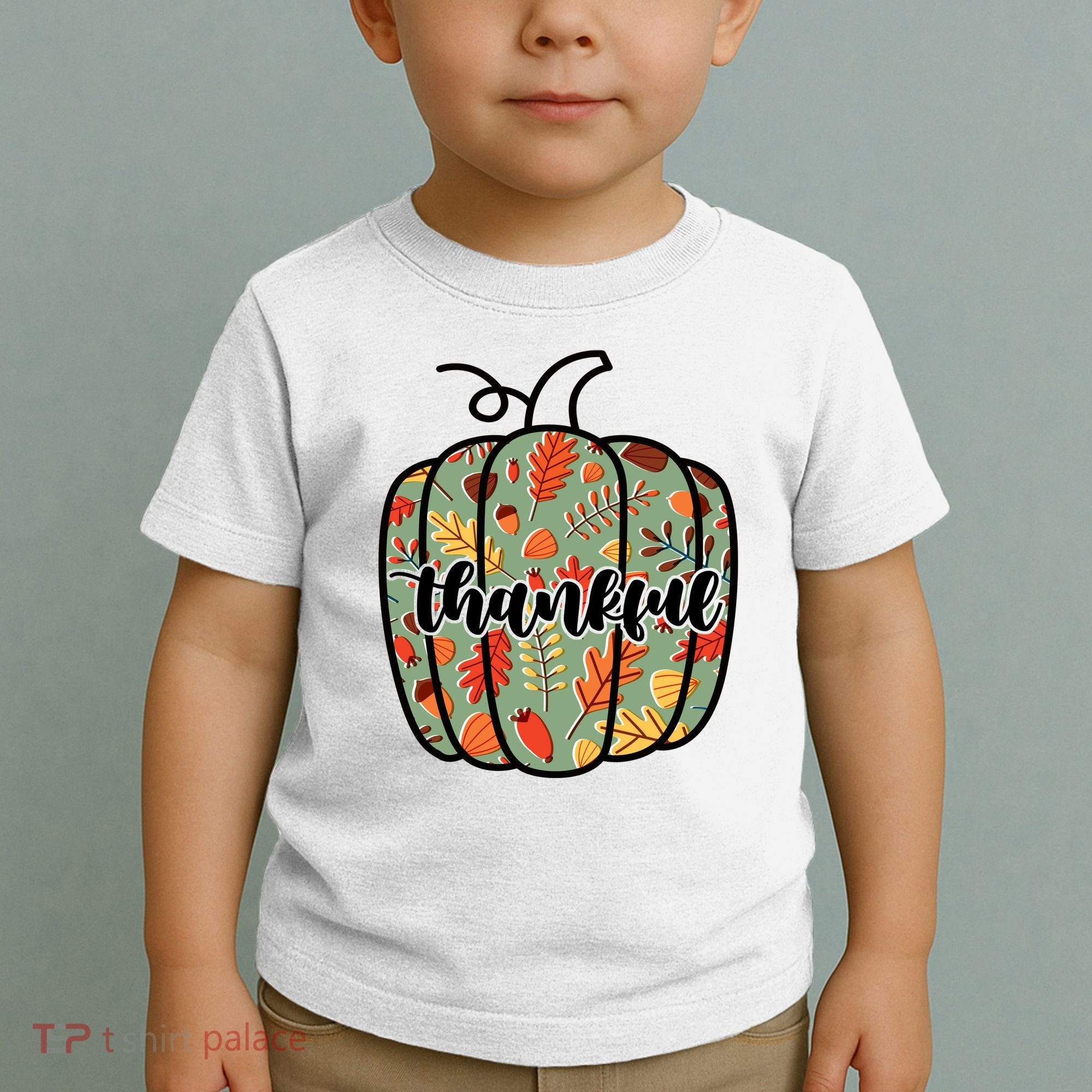 Thankful Fall Nature Pumpkin Toddler T-Shirt