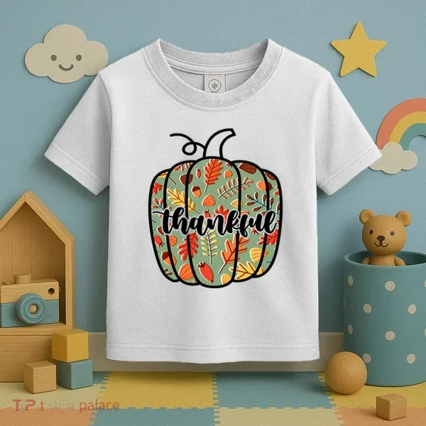 Thankful Fall Nature Pumpkin Toddler T-Shirt