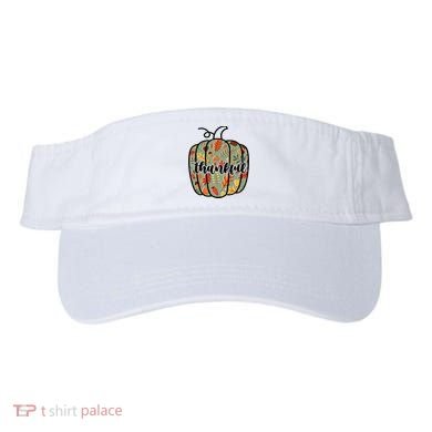 Thankful Fall Nature Pumpkin Visor
