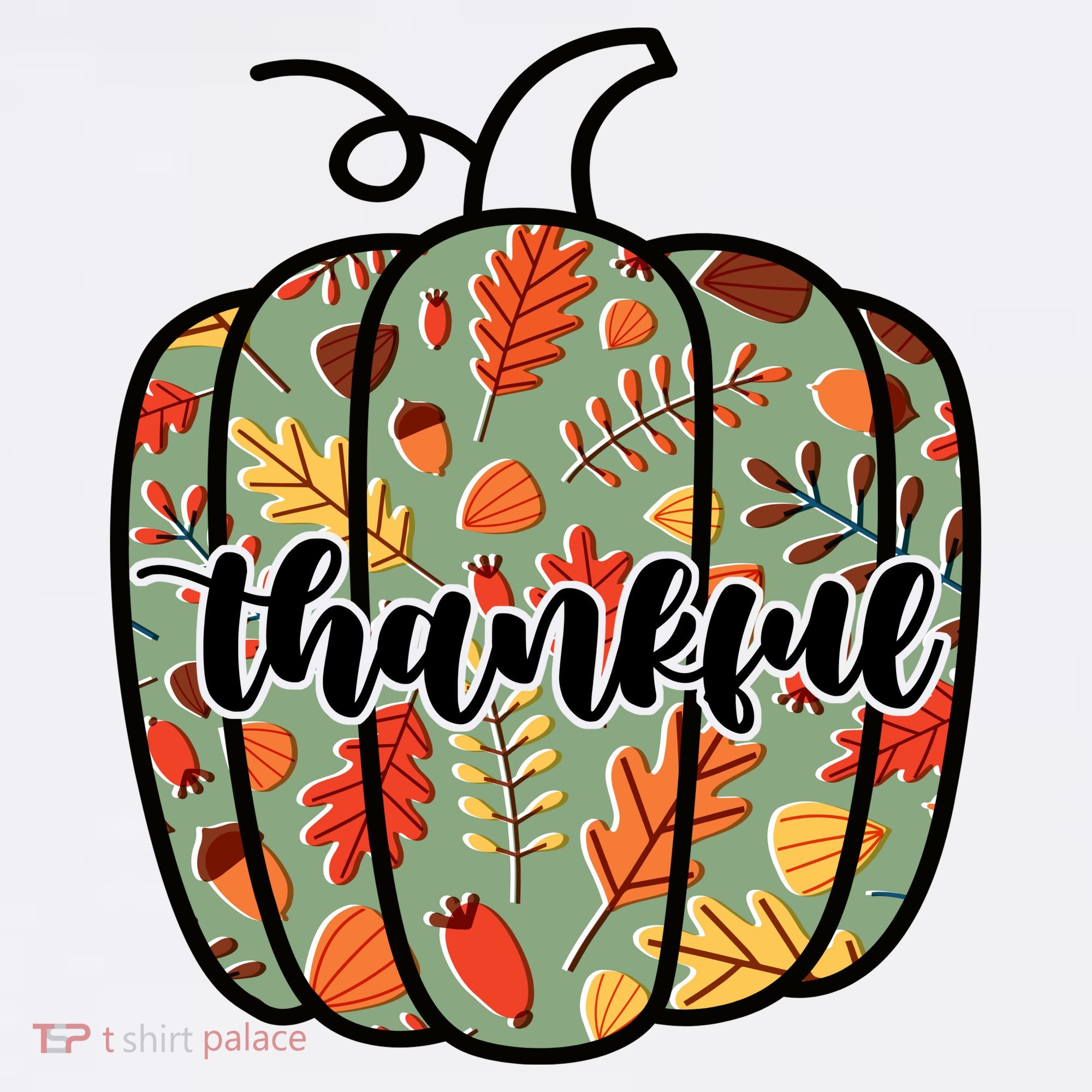 Thankful Fall Nature Pumpkin Visor