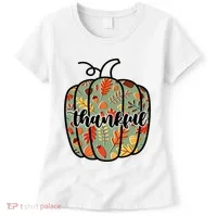 Thankful Fall Nature Pumpkin Women's T-Shirt thumb 0